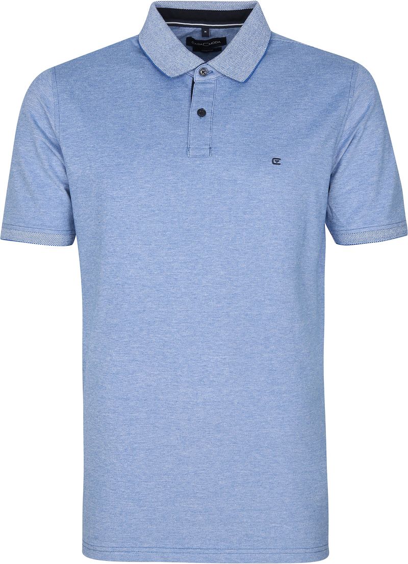 Casa Moda Poloshirt Stretch Blau - Größe 4XL