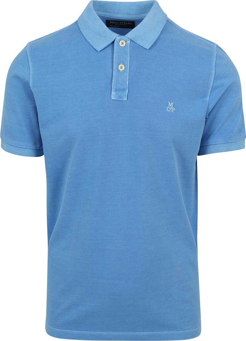 Marc O'Polo Poloshirt Faded Blau - Größe L günstig online kaufen