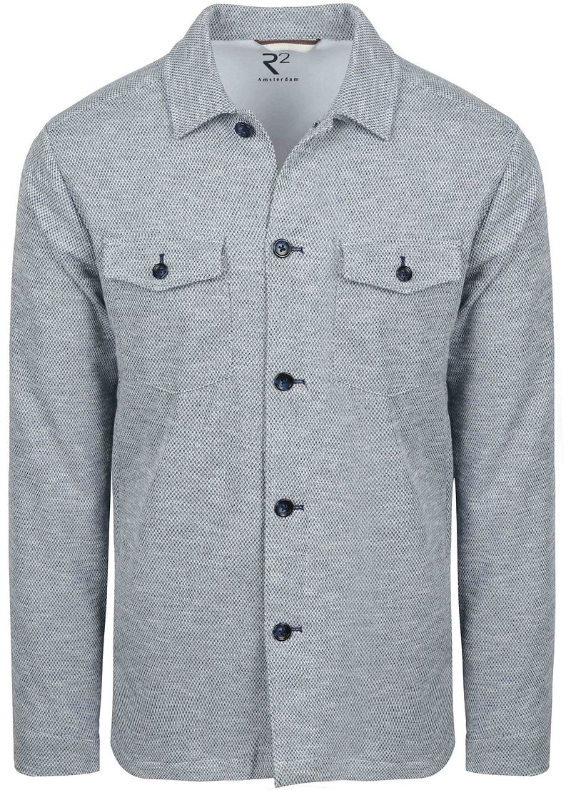 R2 Amsterdam R2 Overshirt Blauw