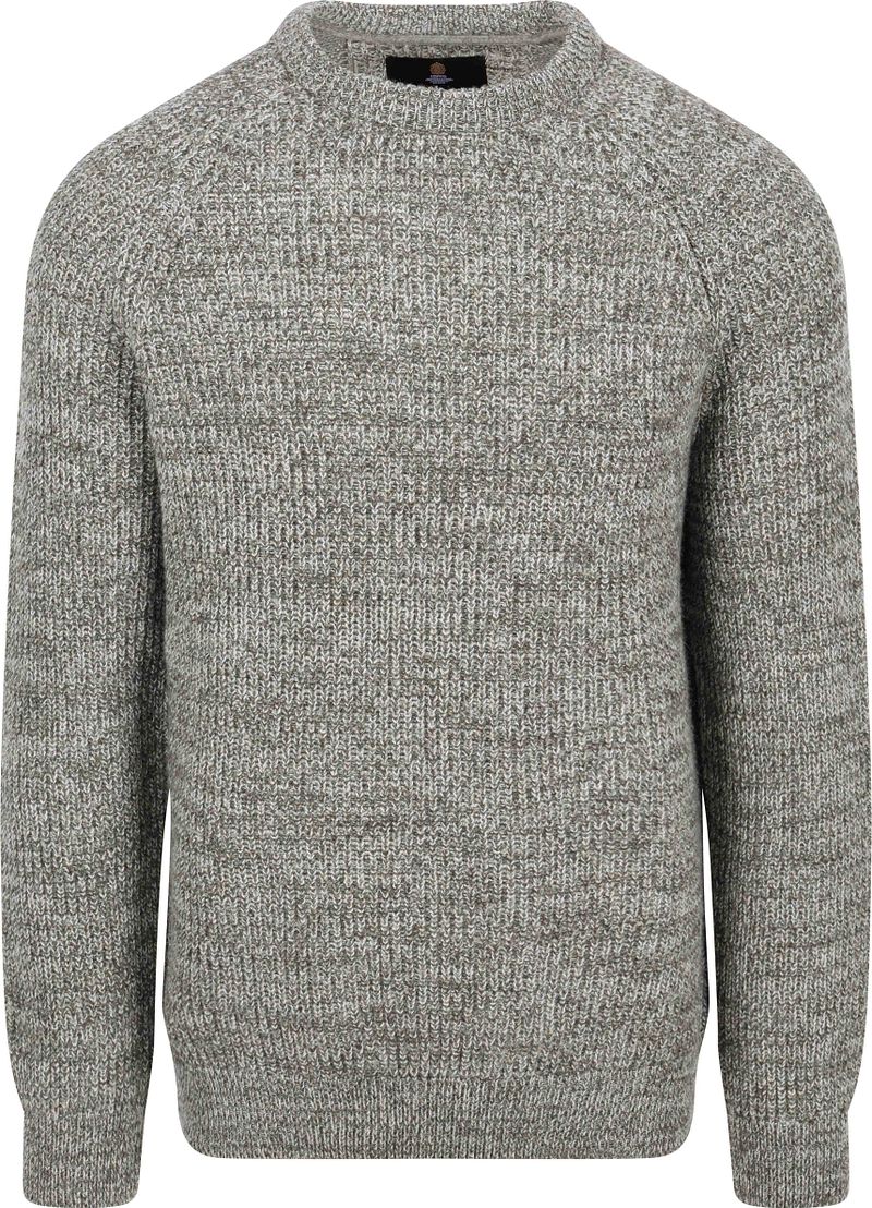 Barbour Trui Horseford Twisted Wol Groen