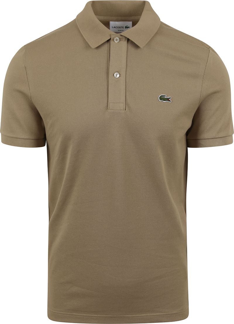 Lacoste Poloshirt Pique Beige - Größe S günstig online kaufen