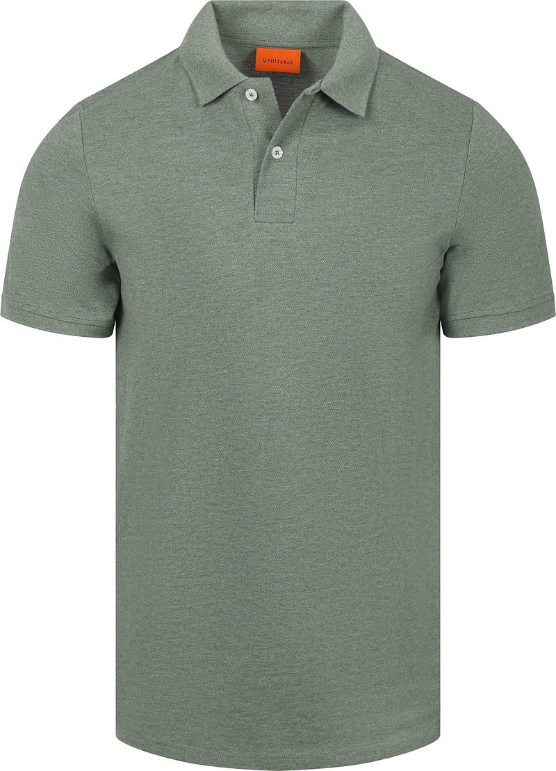 Suitable Poloshirt MEL Piqué Grün - Größe XL günstig online kaufen