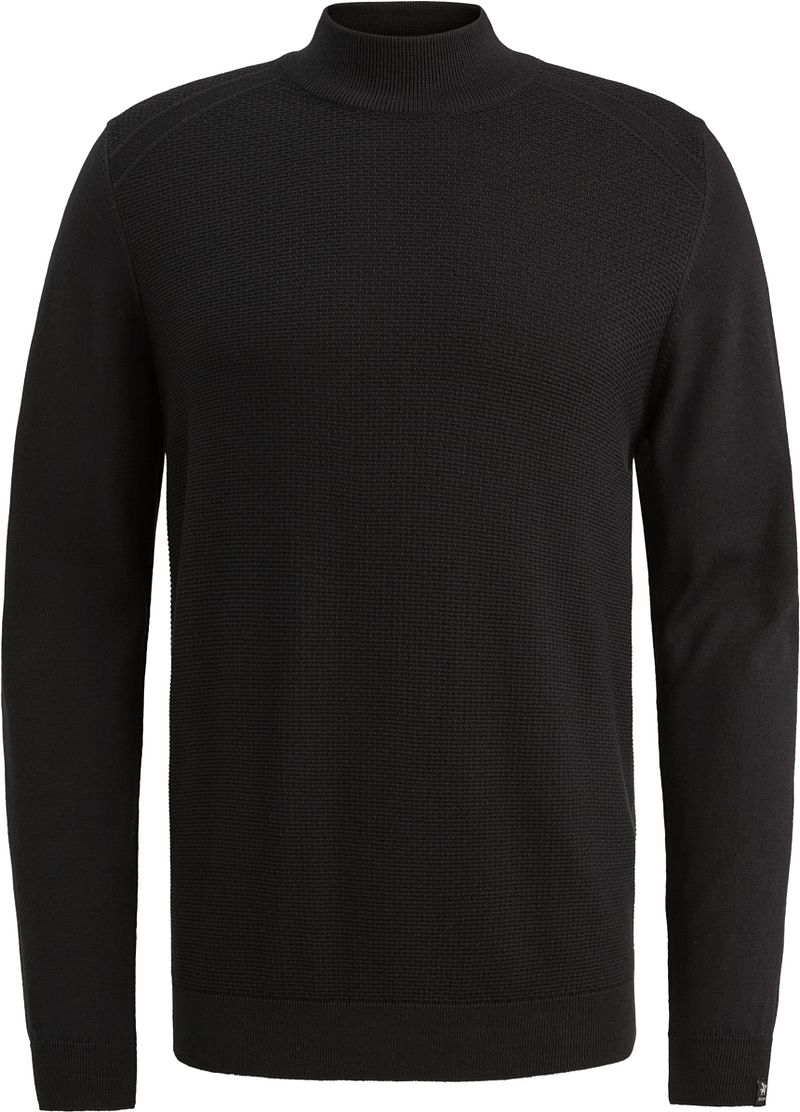 Vanguard Strick-Pullover Turtle Schwarz - Größe XXL