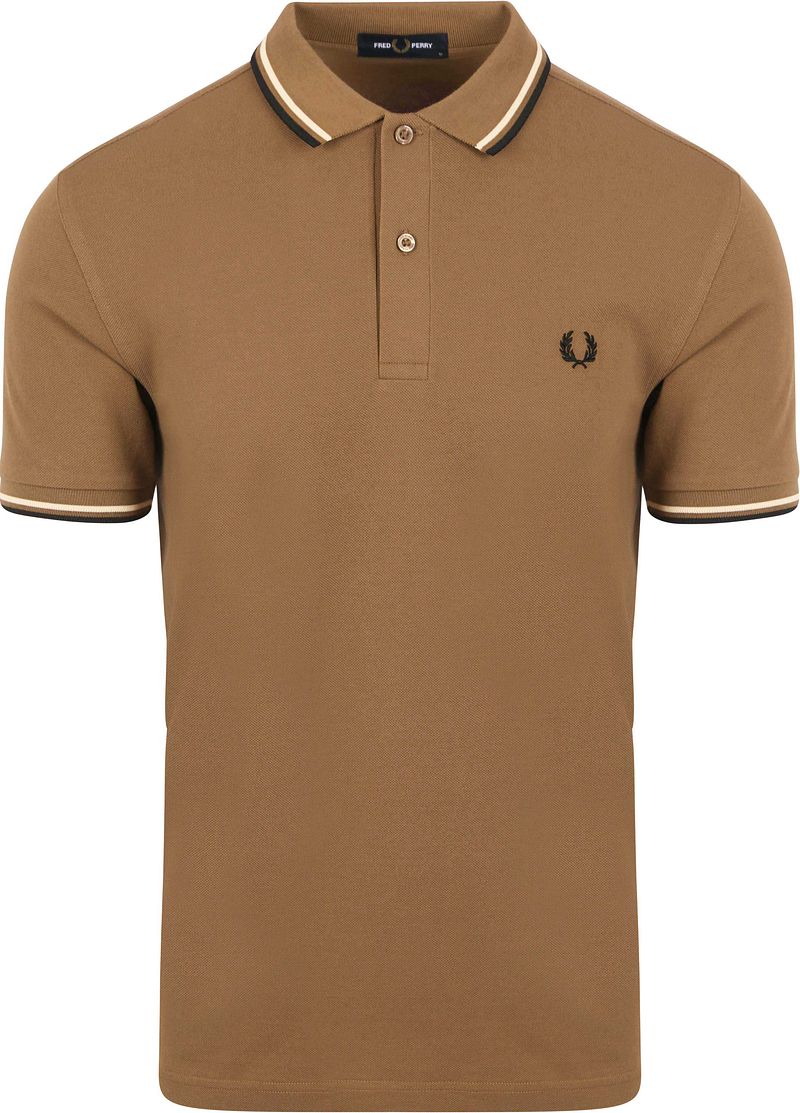 Fred Perry Polo M3600 Braun W60 - Größe L