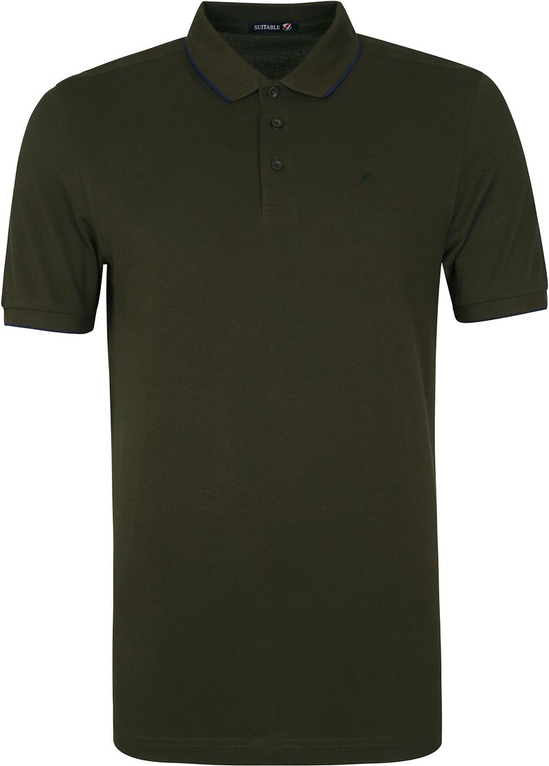 Suitable Poloshirt Tip Ferry Olive Grün - Größe Xl