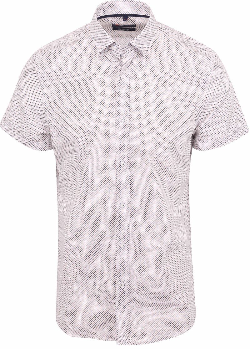 Suitable Short Sleeve Overhemd Print Multicolour