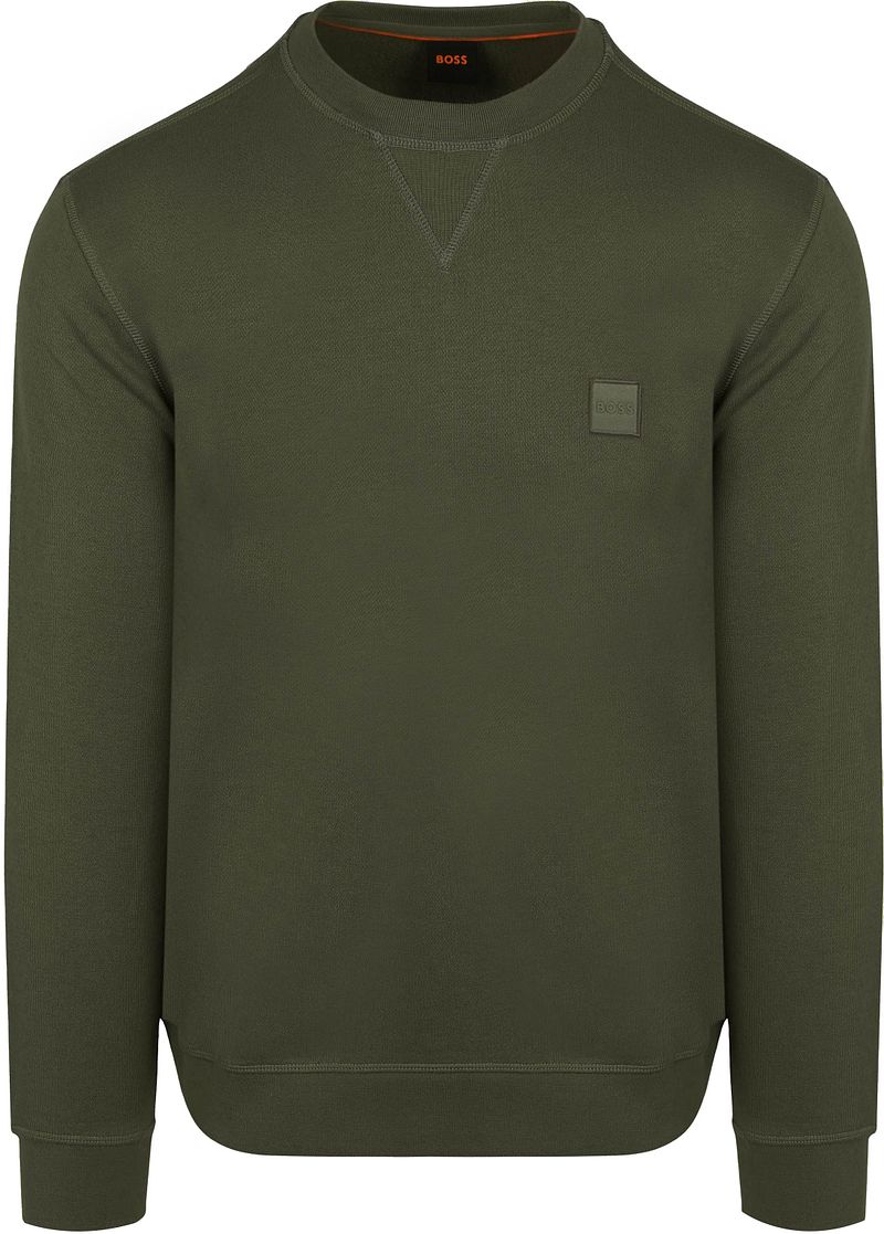 Boss Sweater Westart Donkergroen