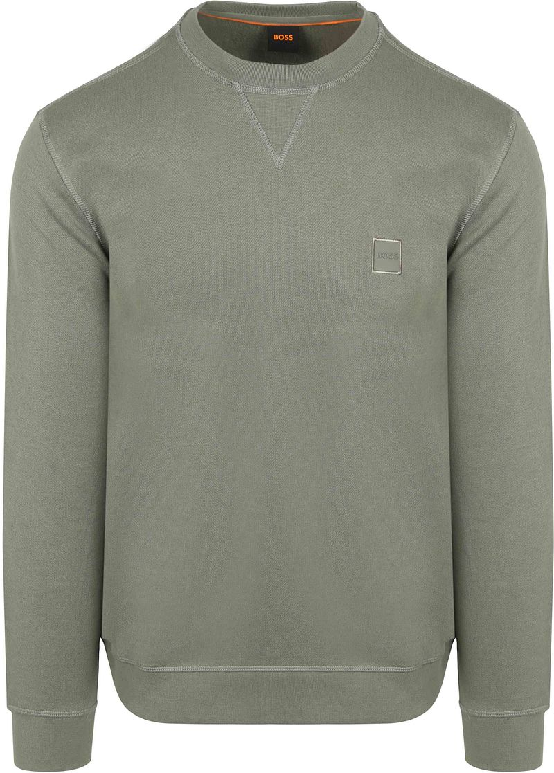 BOSS Sweater Westart Grün - Größe XXL günstig online kaufen