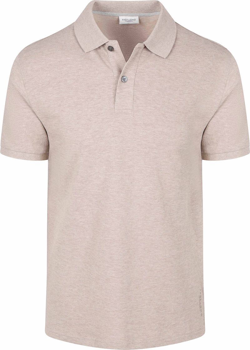Profuomo Piqué Poloshirt Beige - Größe XL günstig online kaufen