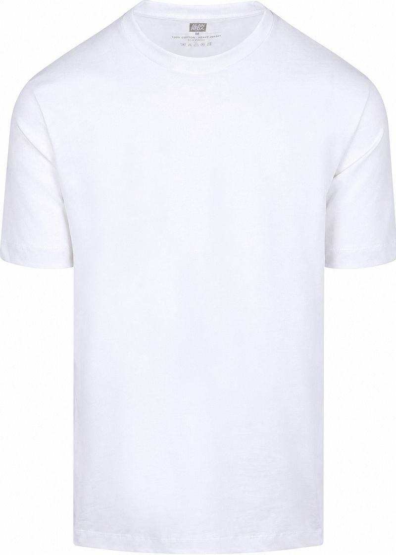 Alan Red Venice T-Shirt Heavy Jersey Wit