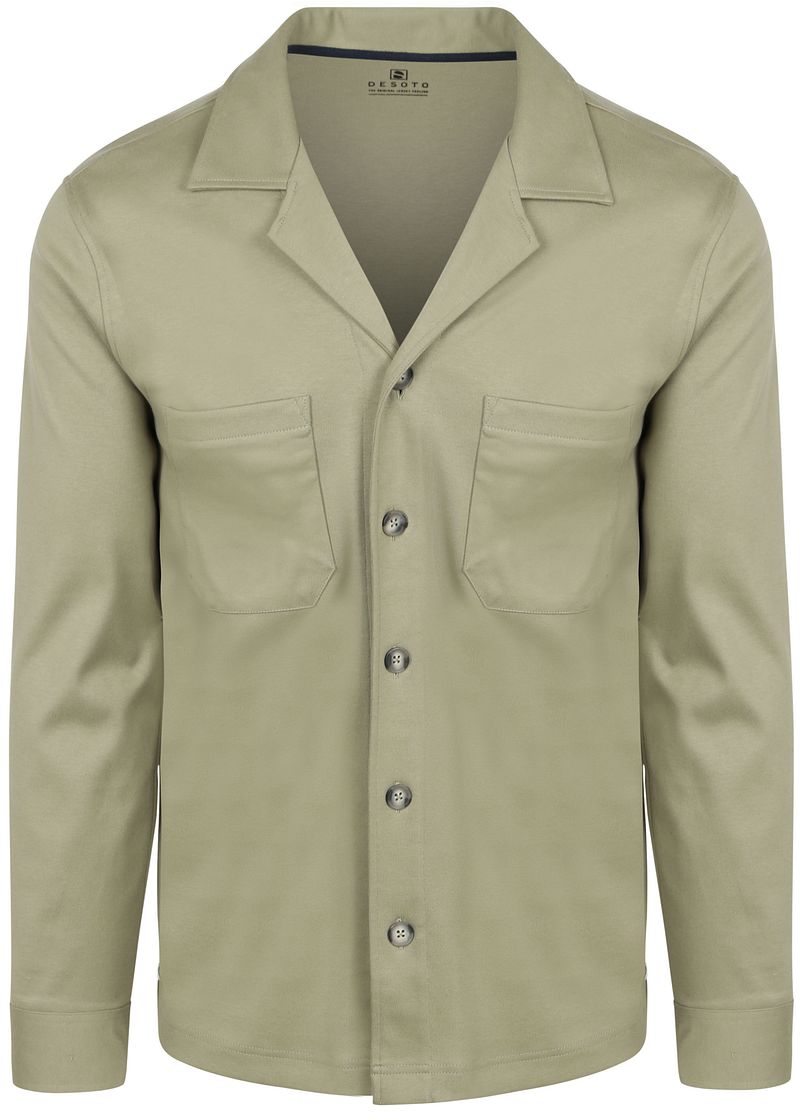 DESOTO Hemdjacke Jersey Grün - Größe M günstig online kaufen
