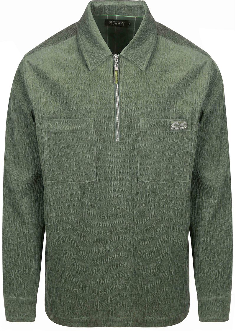 Scotch and Soda Corduroy Shirt Grün - Größe M günstig online kaufen