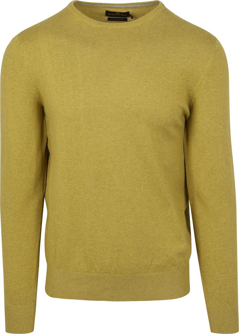 Steppin' Out Pullover Cotton Cashmere Moosgrün - Größe L