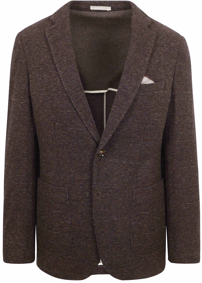 Suitable Colbert Fame Pied de Poule Braun - Größe 54 günstig online kaufen