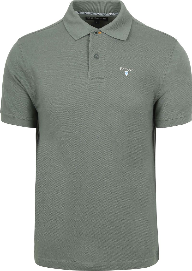 Barbour Tartan Pique Polo Vintage Groen