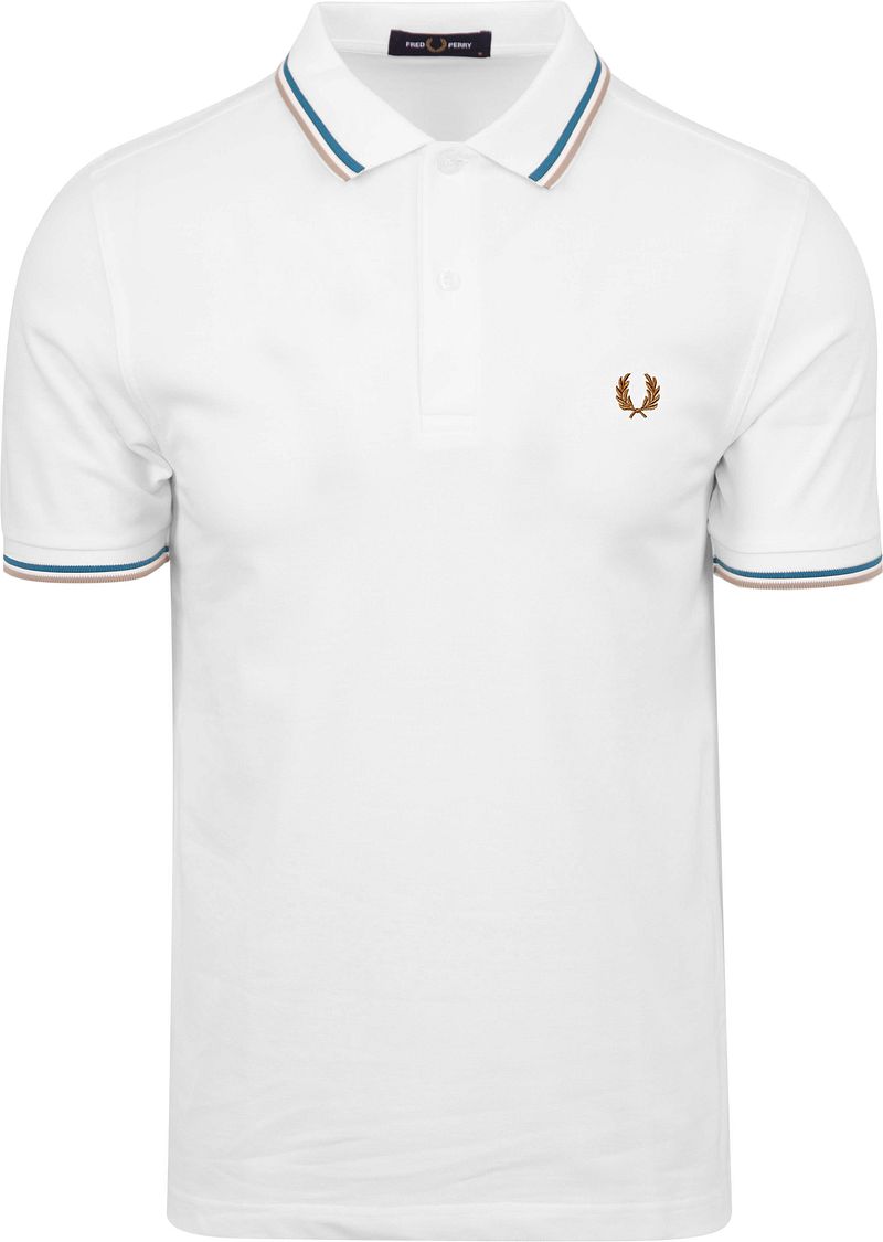Fred Perry Polo M3600 Weiß V21 - Größe Xxl