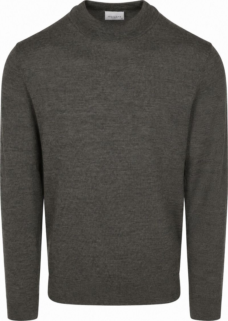 Profuomo Turtleneck Trui Merinowol Groen