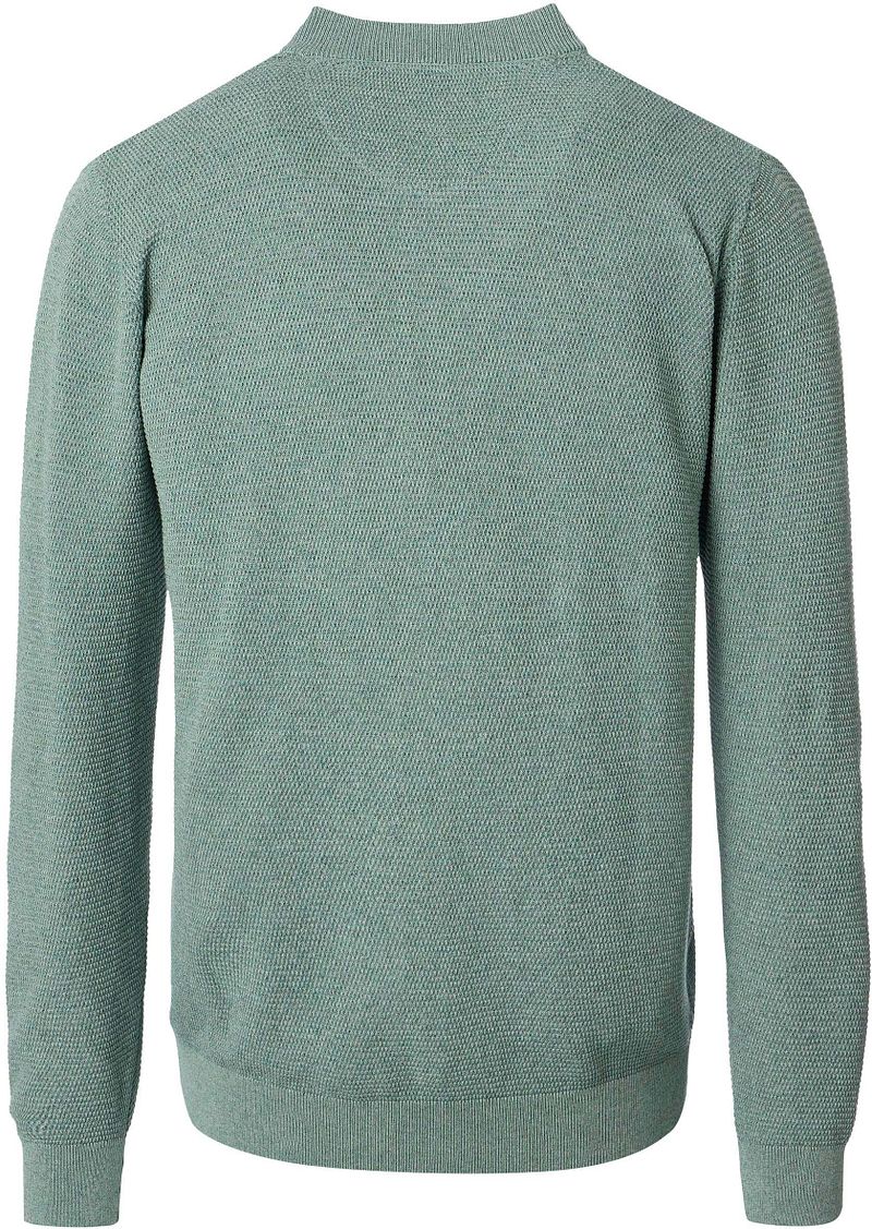 Casa Moda Strickjacke Zip Structure Hellgrün - Größe 4XL günstig online kaufen