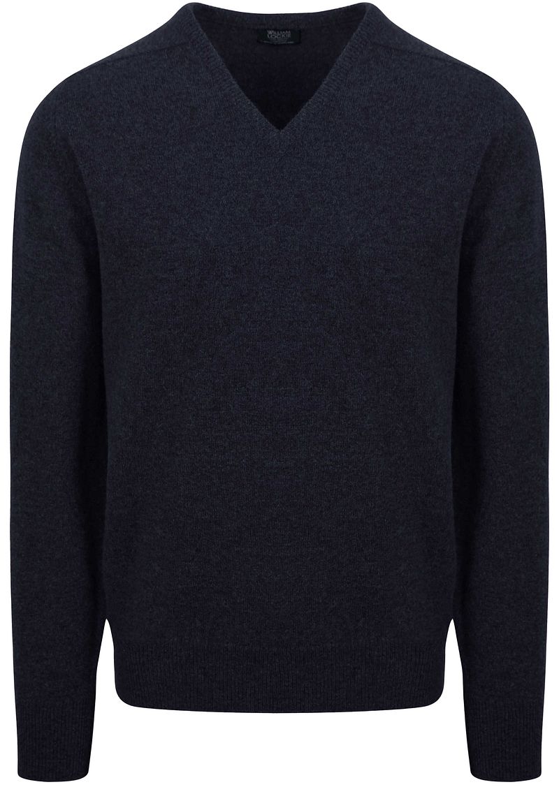 William Lockie Pullover Lambswool V Midnight Navy - Größe 3XL günstig online kaufen
