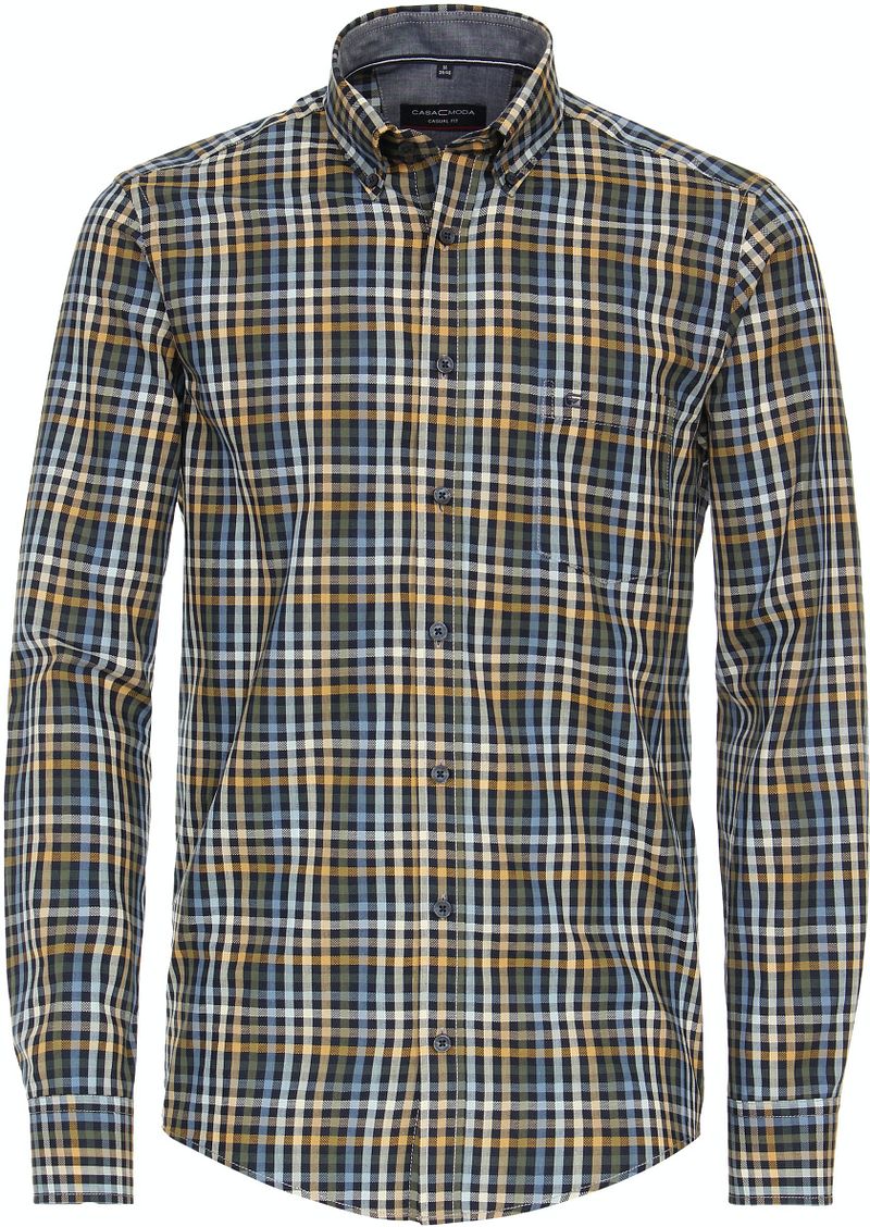 CASAMODA Overhemd Ruiten Navy