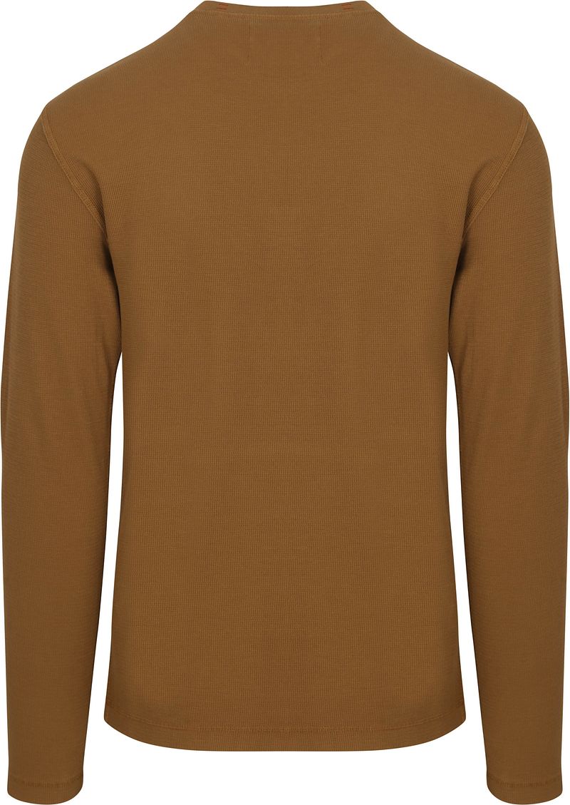 Superdry Pullover Henley Waffle Washed Camel - Größe XXL günstig online kaufen