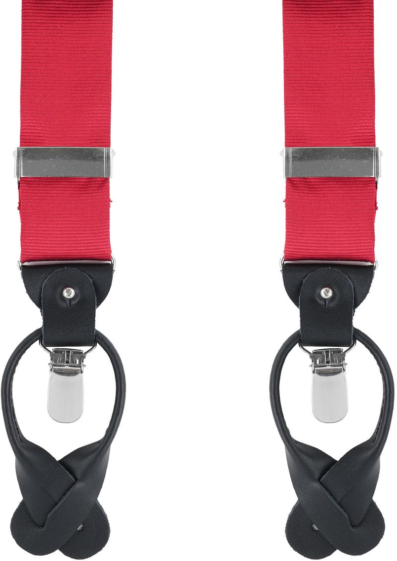 Hosenträger Seide Knallrot S17A - günstig online kaufen