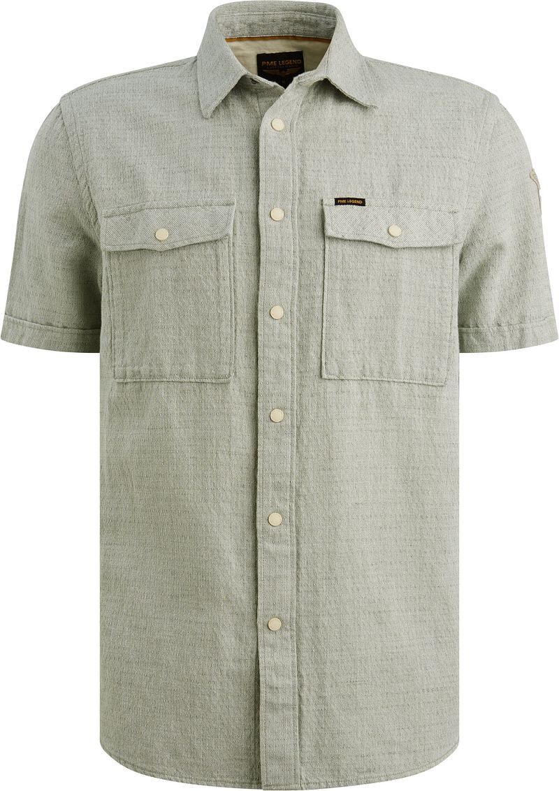 Pme Legend Short Sleeve Hemd Grün - Größe Xl