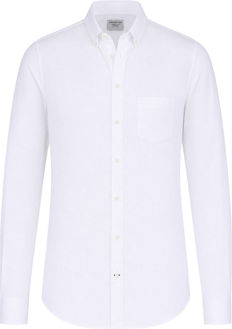 Steppin' Out Extra Long Sleeves fine Oxford Overhemd