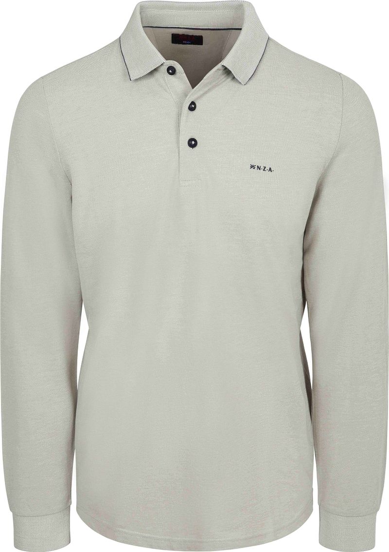 New zealand auckland NZA Longsleeve Polo Hamton Piqu&eacute; Groen