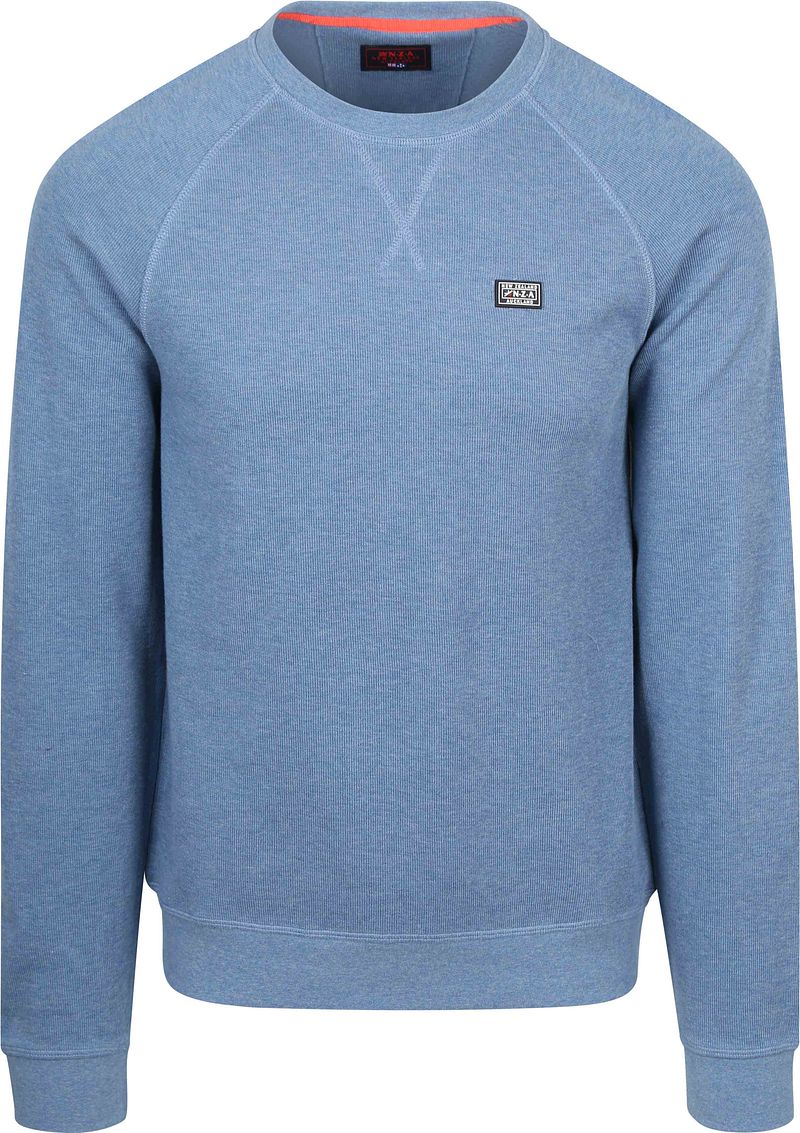 New zealand auckland NZA Sweater French Rib Huntly Blauw