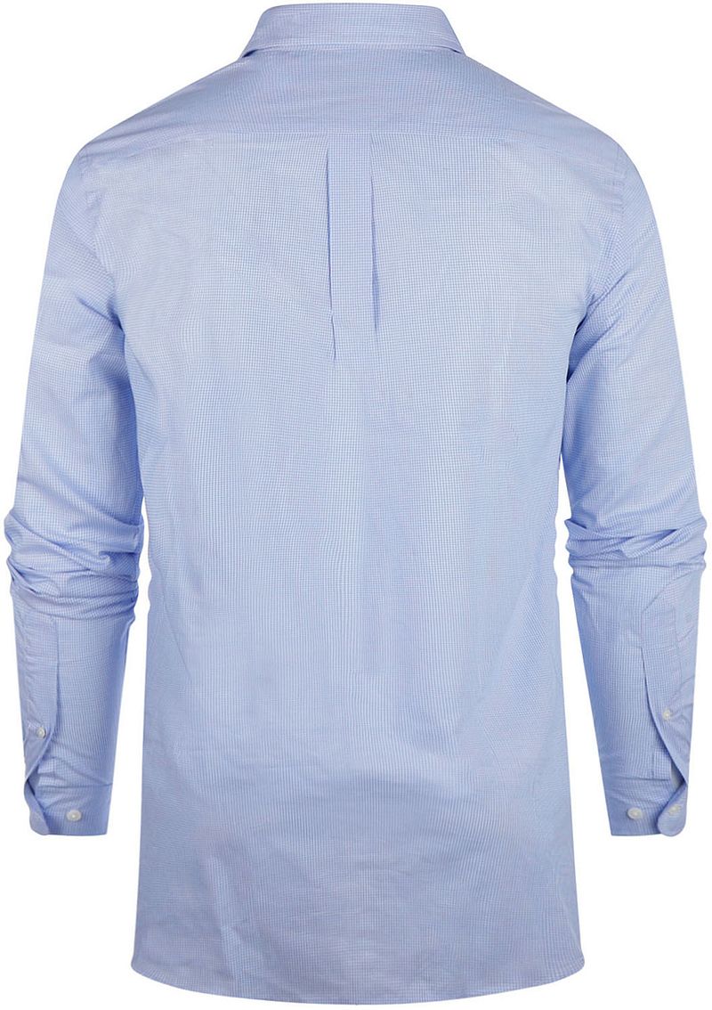 Steppin' Out Hemd Extra Long Sleeves Karos Hellblau - Größe XXL günstig online kaufen