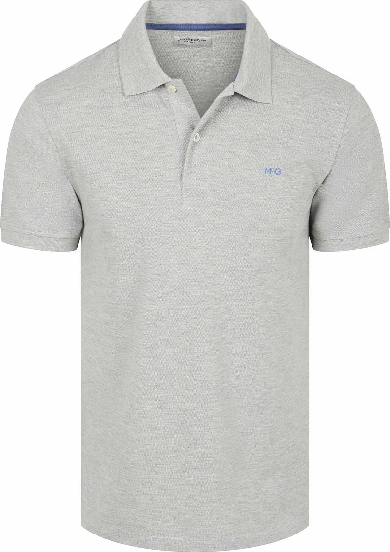 McGregor Piqué-Polo Grau - Größe L