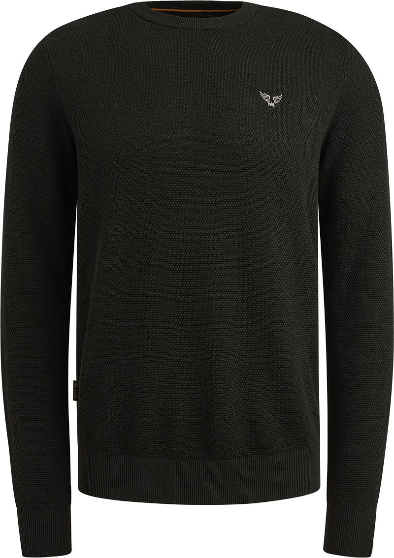 PME Legend Strukturpullover Black - Größe 3XL