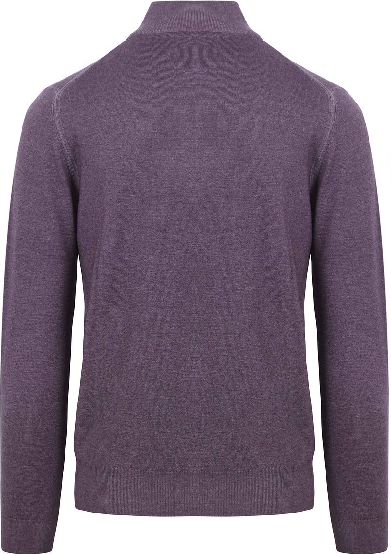R2 Half Zip Pullover Merino Wolle Lila - Größe 3XL günstig online kaufen