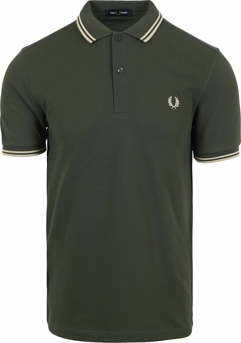 Fred Perry Polo M3600 Dunkelgrün U98 - Größe S