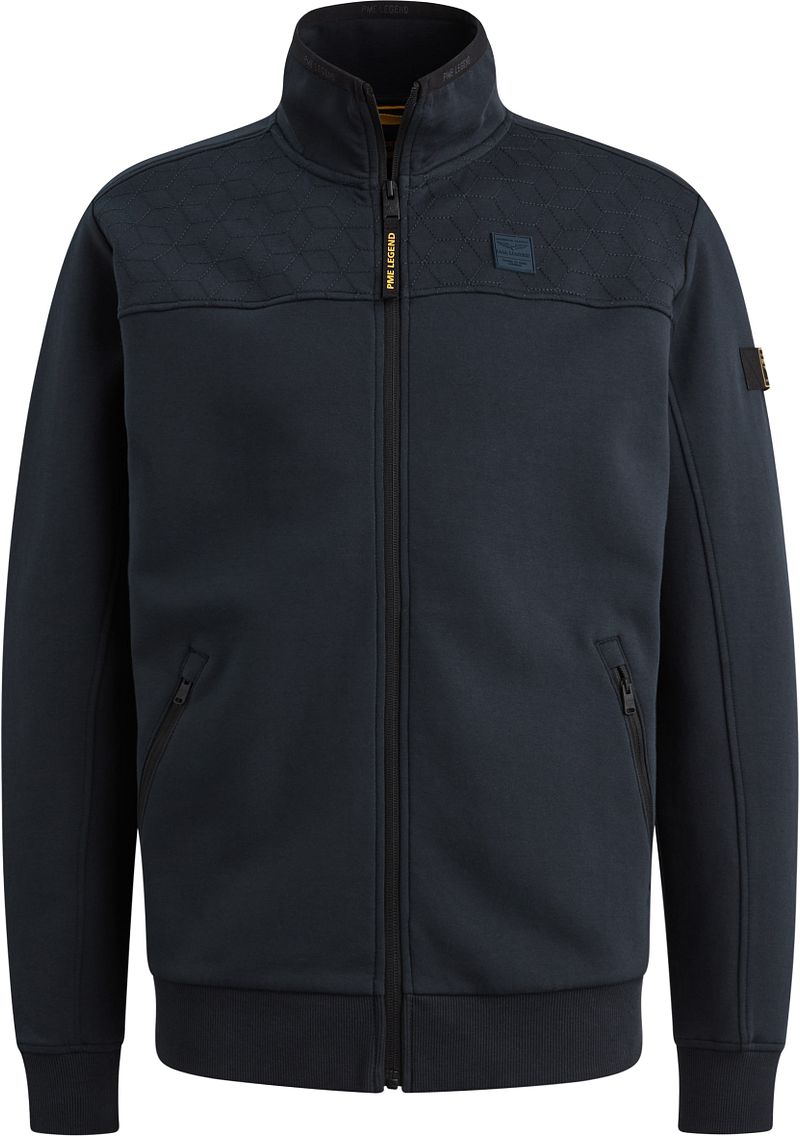 PME Legend Strickjacke Interlock Navy   - Größe XXL günstig online kaufen