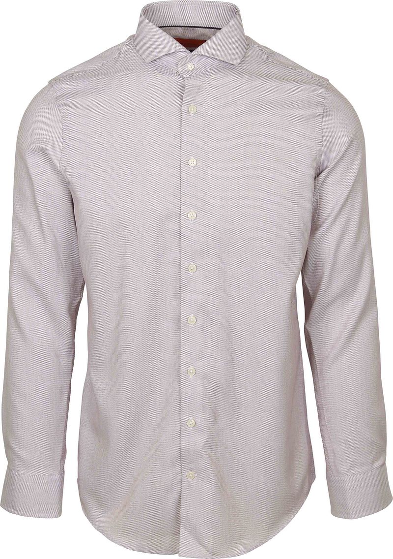 Suitable Hemd Jacquard Luxe Rot - Größe 41 günstig online kaufen