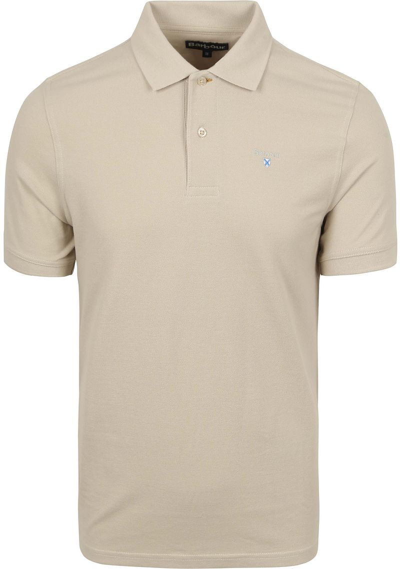 Barbour Pique Polo Beige