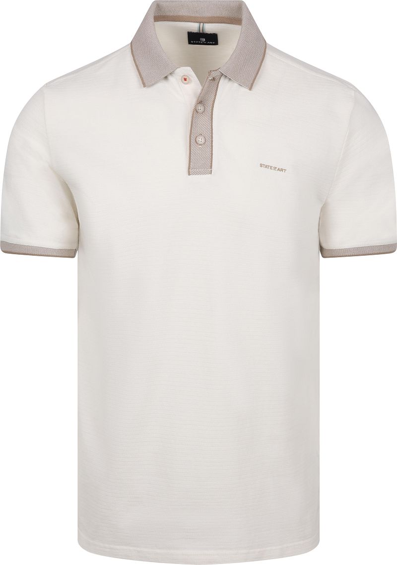 State of Art Poloshirt Jersey Ribbed Contrast Kit