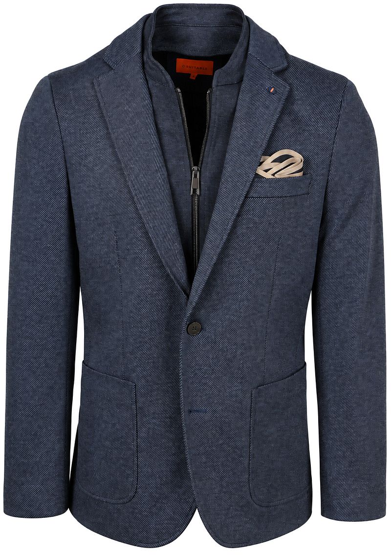 Suitable Colbert Lommer Twill Inlay Navy
