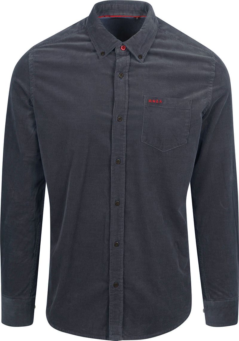 NZA Hemd Omar Fine Corduroy Navy - Größe M günstig online kaufen