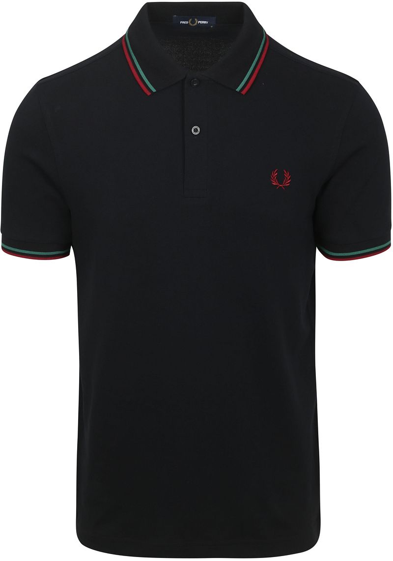Fred Perry Polo Twin Tipped M3600 Navy Z58 - Größe L günstig online kaufen