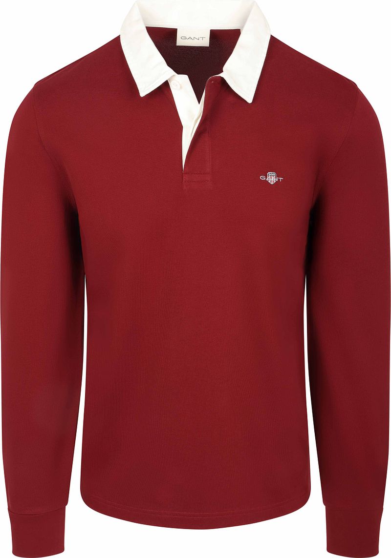 Gant Heavy Rugger Polo Piqu&eacute; Rood