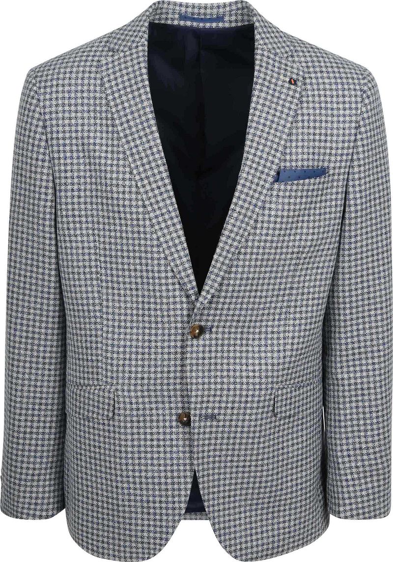 Suitable Blazer Grou Check Royalblau - Größe 56