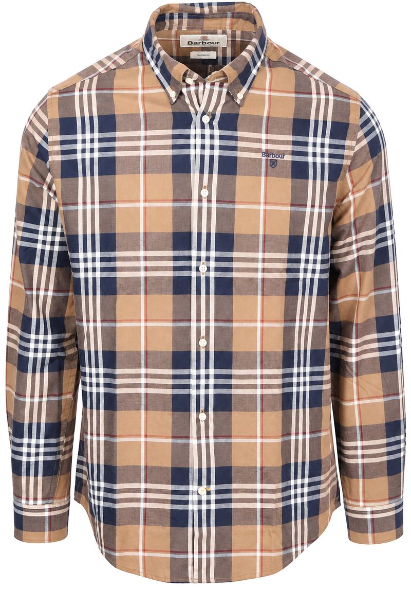 Barbour Edgar Overhemd Ruit Stone