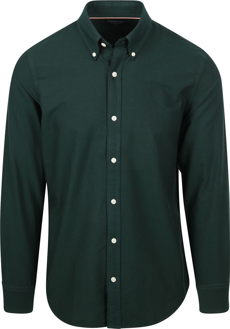 Steppin' Out Hemd Oxford Dunkelgrün - Größe S günstig online kaufen