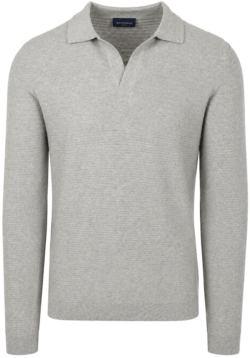 Suitable Trui Riva Needle Grijs