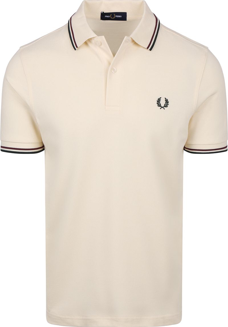 Fred Perry Polo Twin Tipped M3600 Ecru 84A