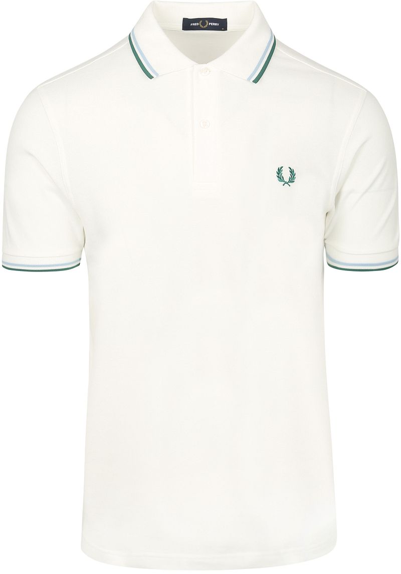Fred Perry Polo Twin Tipped M3600 Weiß Z52 - Größe S günstig online kaufen