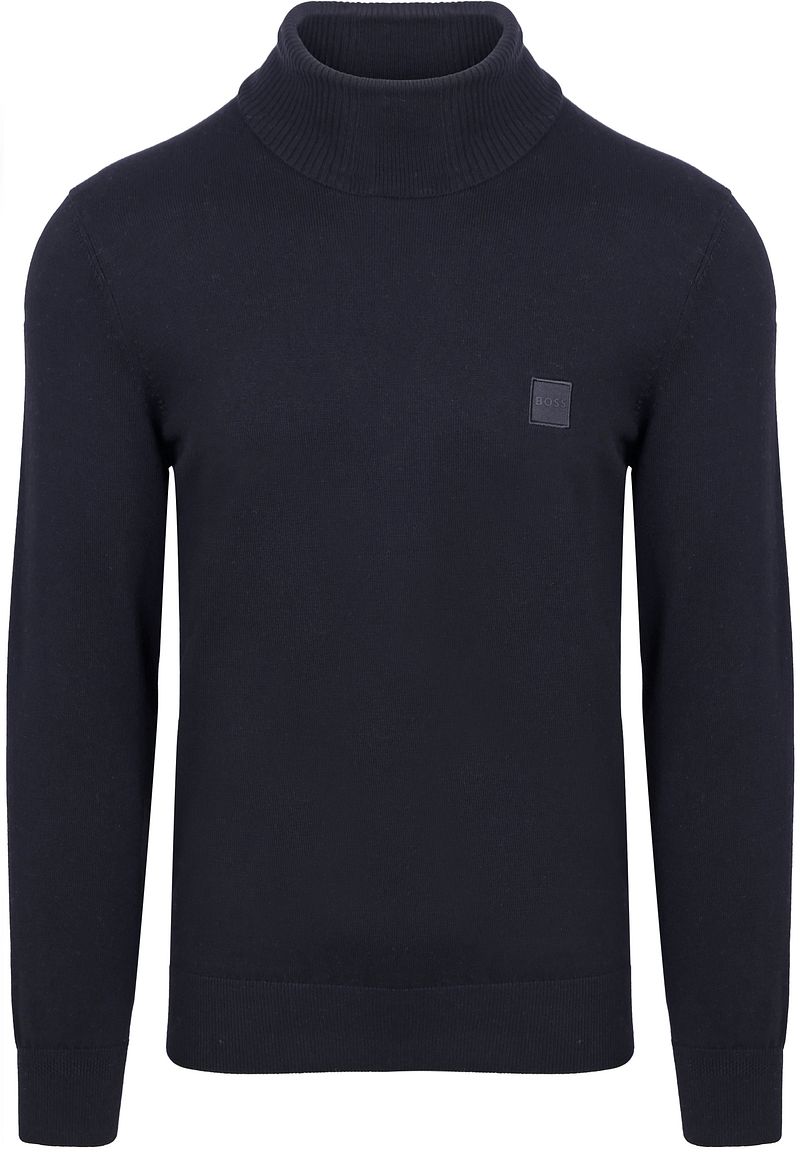 BOSS Rollkragenpullover Akiro Navy - Größe L günstig online kaufen